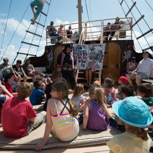 All ages cruise enjoying the show