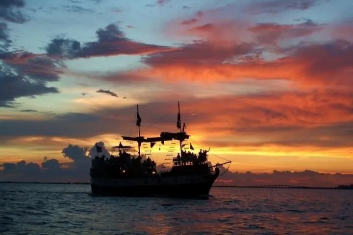 a large ship in a body of water